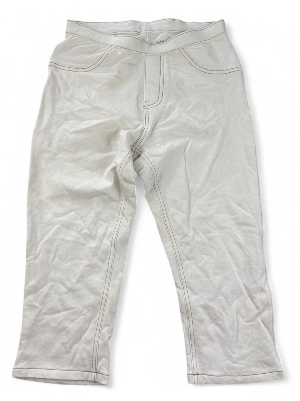 Legacy Capri Leggings Womens S Small White Back Pockets Skinny Jeans NWT